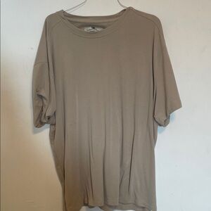 Classic Men's Beige Short Sleeve Tee